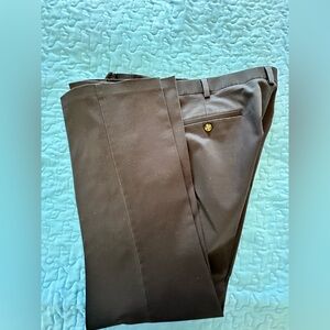 Roundtree & Yorke Men's Black Casual Pants